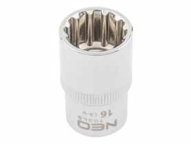 Nasadka Spline 1/2", 16 mm NEO