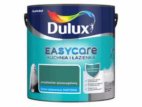 Farba lateksowa Kuchnia&Łazienka Przykładnie Smaragdowy 2,5 L Easy Care DULUX