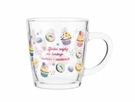 Kubek z dekoracją 350 ml Babcine Słodkości ALTOMDESIGN