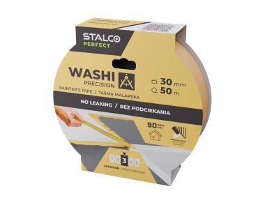 Zdjęcie: Taśma malarska Washi precyzyjna 30 mm x 50 m PERFECT