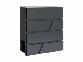 Skrzynka na listy Terra grafit METRO