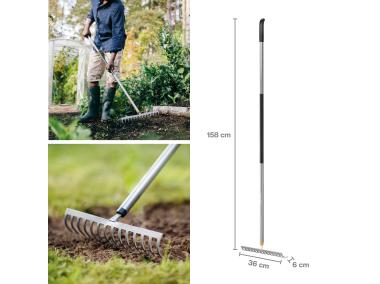 Zdjęcie: Grabie 14-zębne Ergonomic FISKARS