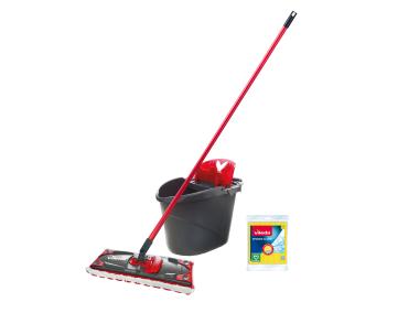 Zdjęcie: Zestaw Ultramax Box - mop płaski + wiadro + pucerka 3 szt. VILEDA