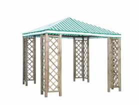 Altana grilowa 288x288x210 cm SOBEX