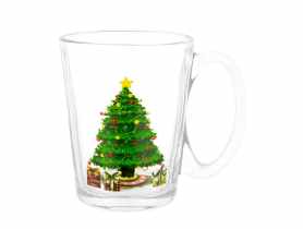 Kubek Leon 300 ml dekoracja zielona choinka ALTOM DESIGN