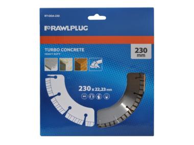 Zdjęcie: Ściernica diamentowa do cięcia betonu zbrojonego 230x22,23 mm RAWLPLUG
