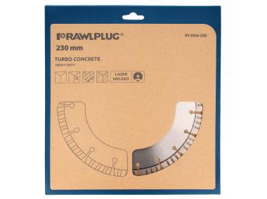 Zdjęcie: Ściernica diamentowa do cięcia betonu zbrojonego 230x22,23 mm RAWLPLUG