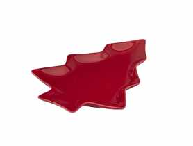 Naczynie choinka czerwona 19,5x16,5x2 cm ALTOM DESIGN