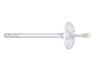 Zdjęcie: Kołek styropianowy łącznik wbijany z trzpieniem stalowym LMX 10x180 mm  - 200 szt. WKRĘT-MET
