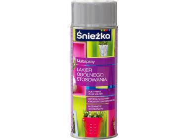 Zdjęcie: Multispray uniwersalny szary aluminiowy R9007 400ml ŚNIEŻKA