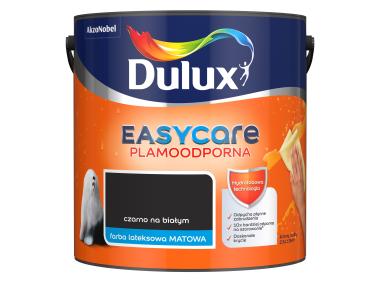 Zdjęcie: Farba do wnętrz EasyCare 2,5 L czarno na białym DULUX