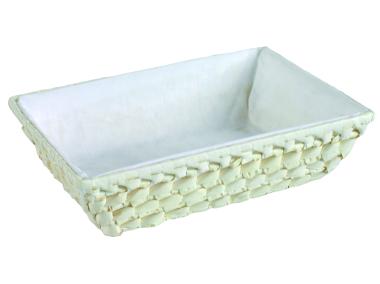 Zdjęcie: Koszyk prostokątny Palma 25x18x7 cm ecru DOMOTTI