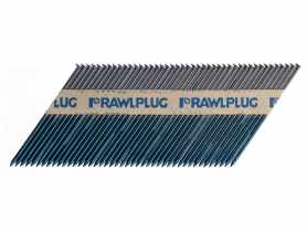 Gwoździe 3,1x75 gładkie na papierze, 2200 sztuk + 2 gazy, do gwoździarki WW90CH/WW90II RAWLPLUG