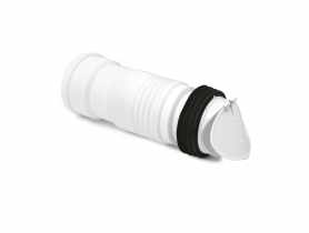 Złącze WC Ekonomi plus - monolityczne, szczuroodporne, L-250-530 mm, z blokadą mechaniczną AKCES
