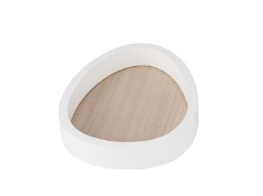 Zdjęcie: Patera dekoracyjna drewniana jajko 15,5x19,5 cm ALTOMDESIGN