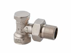 Zawór grzejnikowy powrotny kątowy 1/2" *16/64 CALIDO