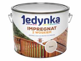 Impregnat z woskiem szary 10 L JEDYNKA