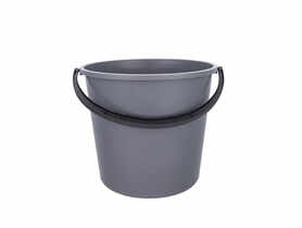 Wiadro z uchwytem plastikowym 5 L szare ALTOMDESIGN