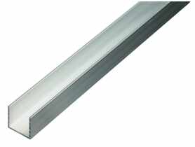 Profil U ALU 1000x6x6x1,0x4 mm ALBERTS