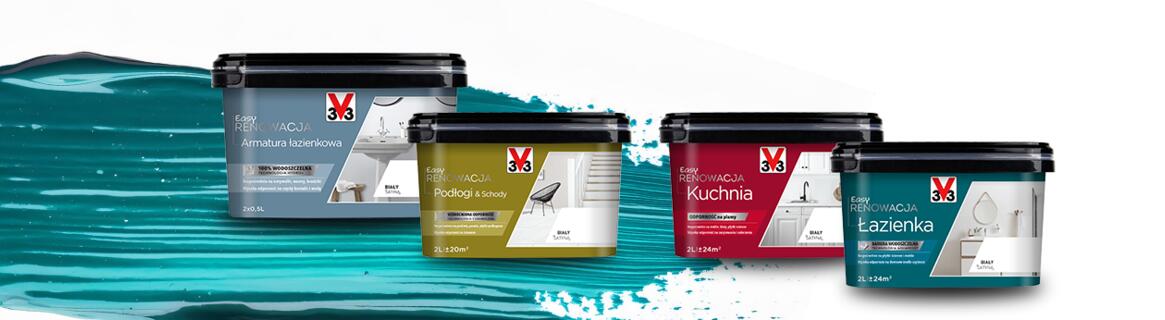 Easy Renowacja z V33 – poznaj gamę produktów, które odmienią Twoje wnętrza bez rewolucji