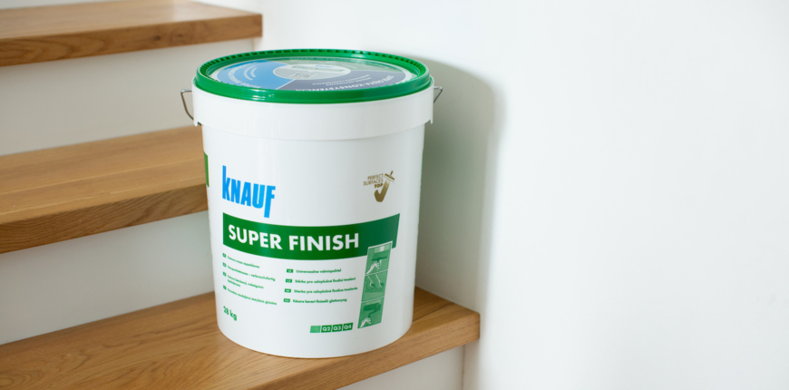 Knauf Super Finish – perfekcyjne wykończenie każdego wnętrza