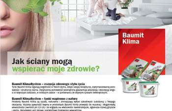 BAUMIT Klima - jak ściany mogą wspierać moje zdrowie?