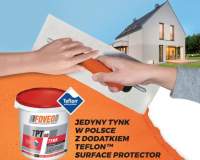 FOVEO - Jedyny tynk w Polsce z dodatkiem TEFLON SURFACE PROTECTOR