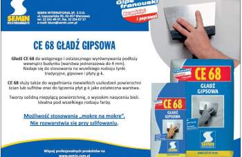 SEMIN - CE 68 Gladź gipsowa
