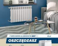 Oszczędzasz z grzejnikiem aluminiowym BEST500 - KFA