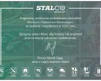 STALCO - podziękowanie