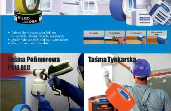 BLUE DOLPHIN TAPES - Taśma dwuwarstwowa malarska Hydro Dual