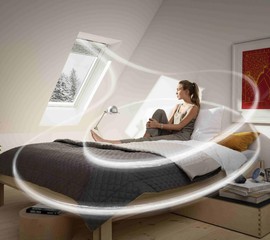 Naokienna wentylacja VELUX z rekuperatorem