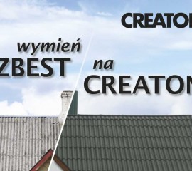 Konkurs! Wymień AZBEST na CREATON!