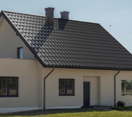 Blachodachówka REN o pochylonym kształcie