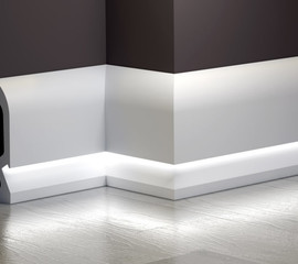 Listwy przypodłogowe do taśm LED Elegance
