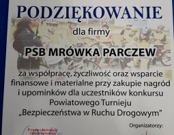 PSB Mrówka Parczew - Akcja Bezpieczna droga do szkoły